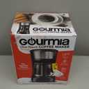 Gourmia 12 Cup One-Touch Coffee Maker  Pause and Serve with Automatic Keep Warm, Easy View Water Window, Compact Design, Stainless Steel Accents, Black