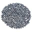 Novani Rhinestones Flatback Rhinestones Glass Gems Stones Jewels Round Gemstones Non-Hotfix Crystal for Crafts,SS16,1440 Pieces,Shiny Black