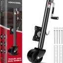Trailer Jack 2000 lbs with 6" Dual Wheels-Heavy Duty for 15.7" Lift-RV Boat Trailer Tongue Jack