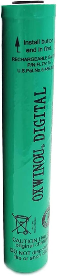 XUNTU 3.6V 1800mAh 75175 Battery Compatible with Streamlight Stinger DS LED HP XT 75175 75375 75813 75810 PolyStinger Pelican M9 FL126 Flashlight(1-Pack)