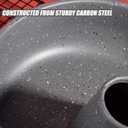 Umbrella Planter for Patio Table - Flower Pot Hole Fits Standard Poles Up to 1.5" Diameter, Container for Garden Home Plants, Carbon Steel Material (Grey) (Gray)