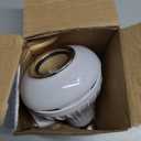 Lighting LED+ Color Changing Speaker LED Light Bulb with Remote Control and APP, Soft White, Comes with B22 Socket