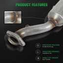 SCITOO 52605 Left Catalytic Converter Fit For Ford For F-150 2015-2020,3.5L,EPA Compliant
