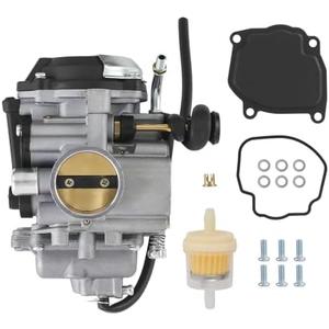 Carburetor replacement for Yamaha Bear Tracker 250 YFM250 YFM250X YFM250XL YFM250XM ATV 1999 2000 2001 2002 2003 2004 Replaces 4XE-14140-12-00 4XE-14140-13-00 4XE-14140-01-00 4XE-14140-00-00