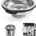 Single Cup Filter Basket Compatible with Ninja Luxe Cafe Accessories ES701, Stainless Steel Coffee Pressurized Porous Filter, Portafilter Basket Reusable Coffee Filter for Ninja Luxe Cafe