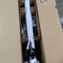 MEGAWHEELS Electric Scooter, Electric Scooter Adults with Suspension, 10in Pneumatic Tires, 350W Motor, 19 Miles Long Range, 15.5 Mph, E Scooter with Smart APP Control for Commuting, Outdoor, Short Travel