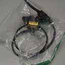 FVRITO Front Disc Hydraulic Brake Master Cylinder Caliper Assembly and Pads for 50cc 70cc 90cc 110cc 125cc SSR Apollo RFZ Taotao Coolster SDG 107 Thumpstar Pitster Pro DHZ Chinese Pit Dirt Bike Parts (Black+Gold)