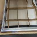 [MAVRICPOWER] Aluminum Extra Large Dog Door with 2 Sliding Lock Panels, XL Dog Door for Door with Adjustable Tunnel, Never Rust Pet Door for Dogs Up to 220 Lbs (White)