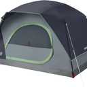 Coleman Skydome Tent with 5 Minute Setup, 2/4/6/8-Person Weatherproof Tent with Rainfly & Carry Bag, 20% More Headroom Than Traditional Canopies, PFAS-Free