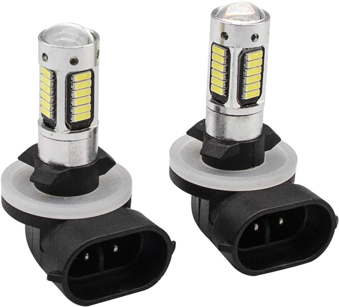 LED Headlight Bulb Fits Club Car DS 1999+ and Precedent 2004+, Yamaha, EZGO TXT 12V 21Watt