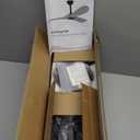 42 Inch Black Ceiling Fan no Light with Remote Control,ABS Blades,Reversible DC Motor,Timer Setting,Modern Outdoor Indoor Ceiling Fan without Light for Bedroom Farmhouse Patios Office