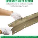 Titanium Pipe Shield with Gloves, 6" x 24" Exhaust Heat Shield, Two-Layer Material Design Heat Protection up to 1350F, Protects Heat Sensitive Components, Hoses, Lines, and Electrical Wiring
