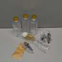 Syrup Dispenser Bottles Set 3 Packs 5 OZ Simple Small Syrup Bottles Set with Upgrade Metal Pour Spout SC057 (3 Pack)