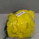 Inflatable Jumbo Football Set Inflatable Football Goal with Beach Ball Target Goal Post Ball Accessories Outdoor Sport Summer Beach Pool Games for Practice and Fun (Yellow, Black)