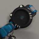 AgoumLux Airtag Cat Collar, Reflective Cat Collar with Apple Air Tag Holder, Breakaway GPS Tracker Pet Collar with Bell for Cat Kitten, Airtag Not Included, Blue, S(9-11 Inch)