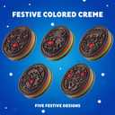 2 x OREO Red and Green Festive Colored Creme Chocolate Sandwich Cookies, Limited Edition Holiday Cookies, 14 Snack Packs (1 Per Pack) (7.14 OZ)