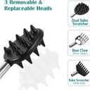 MAMAGIFTREE Christmas Hands Down The Best Dad | Funny & Practical Gifts for Fathers Day, Birthday or Retirement for Dad from Son, Daughter or Wife  Extendable Metal Back Scratcher with Soft Grip