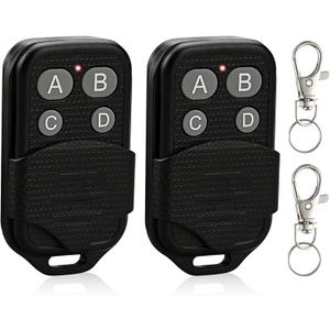 2 Garage Door Opener 390mhz Remote Keychain,Replacement for Genie Intellicode & Overhead Door GIT-3/ACSCTG Type 3,4-Button
