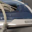 BLACK+DECKER Easy Steam Compact Iron for Clothes, Automatic Shutoff, Nonstick Plate, Light Weight, 1200 Watts (Standard)
