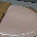 Bemis 1500EC Durable Wood Toilet Seat with Easy Clean Hinges, Made in USA, Elongated, Venetian Pink
