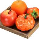 uxcell Bamboo Serving Tray, 10 x 10 Inch Square Wooden Trays Portable Serving Platters for Food Fruit, Snacks, Bread, Vanity, Weddings, Picnics, Brown (Flat)