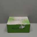 Matcha Whisk Set, Line Cyan Ceramic Matcha Set Includes Matcha Bowl, Matcha Whisk (Chasen) and Holder, Sifter, Bamboo Scoop & Spoon - 6 Pcs Matcha Kit for Matcha Lovers