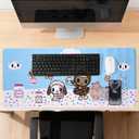 tokidoki Cute Mouse Pad for Desk, Kawaii Gaming Mouse Pad, Large XXL Computer Laptop Mice Pad 3mm Anti-Slip Rubber Base with Stitched Edges for Gamer, Office & Home 35.43 x 15.75 in, Large35.43 x 15.75 in
