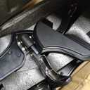 For Harley Davidson Floorboards Touring Street Road Glide Passenger Defiance Floorboards Motorcycle Footboards (All Black, comb sets with highway pegs)