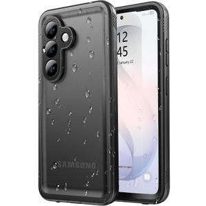 SPORTLINK for Samsung Galaxy S26 Case, IP68 Waterproof Dustproof Military 360 Full Body Heavy Duty Shockproof Protective with Camera Screen Protector S 26 Phone Front Back Cover 6.3" Black