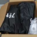 Arch Backdrop Stand Set with Cover,(7.2ft,6ft x 2) Arched Frame Stand & Spandex Wedding Arch Cover & Storage Bag (White, 7.2Ft+6Ft+6Ft)