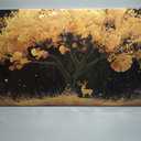 CIRABKY Black and Gold Tree Wall Art Living Room - Large Canvas Wall Art Bedroom - Home Office Decor Wall Size 29" x 59"