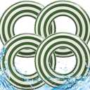 4PCS Floats for Adults Rings Lollipop Striped Pool Float Large Swim Ring for Adults,35 Inch Classic Striped Teens Adult Inner Tubes Summer Beach Bachelorette Party