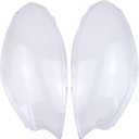 2Pcs Front Driver and Passenger Side Headlight Lens Cover for Porsche Macan 2014-2018