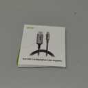 acer USB C to DisplayPort Cable 3.3FT (4K@60hz 2K@165Hz), Type-C to DisplayPort Cord (Sturdy Aluminum,Plug & Play) Thunderbolt 3/4/5 Compatible with MacBook Pro/Air, iPhone 16 Pro/Max, XPS, Surface