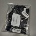 Women Y2k Fairy Asymmetrical Hem Lace Trim Midi Skirt Coquette Flowy A Line Half Slip Skirt Silky Satin Underskirt (Black, M)