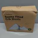 KeaBabies 2-Pack Organic Crib Sheets for Boys, Girls - 52x28 Fitted Crib Mattress Sheet Neutral, Breathable Jersey Cotton Cover for Baby Bed, Toddler Mattress, Soft & Cute Prints (Storm)