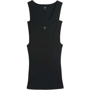 Gap Women's 2-Pack Ribbed Tank Top, L