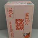 MIZOK Puppy Pads 22"x 22" with Leak-Proof Quick-Dry Design Pee Pads for Dogs Potty Training, 6-Layer Standard Absorbency Dog Pee Pads Regular Size, Pink Cherry Blossom Pattern (100 Counts)