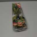 KAOYOO 2 PCS Artificial Rose Bouquet Short Stems for DIY Wedding Decoration Bridal Bouquet Home Decorations(2-PCS) (Pink/Champagne)