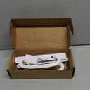 Offset Position Keyed Sliding Patio Door Handleset with Mortise Lock, 45 Keyway, 3-15/16" H.C., Fits 1-3/8" to 2" Thick Doors, Non-Handed, White Diecast