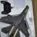 RC Plane Remote Control Airplane RTF 4CH Tail Motor 3D / 6D Stunt Function SU35 Jet Aircraft with Hobby Model 2 Left Hand Throttle, Approx. 525X375X170Mm / 20.7X14.8X6.7In