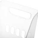 Peohud 3 Pack Freezer Organizer Bins with Wheels, Clear Plastic Pantry Storage Organizer with Handle, Tall Narrow Kitchen Organization Rolling Bins for Fridge, Cabinet, Bathroom, Under Sink, Office
