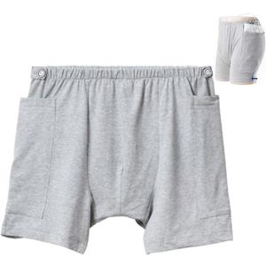 New Type of Urine Bag Pants,Underwear Urine Bag Pants for Elderly,Urine Drainage Bag Underwear,Nephrostomy Bag Pants for Abdominal Surgeries Patient, Grey, X-Large