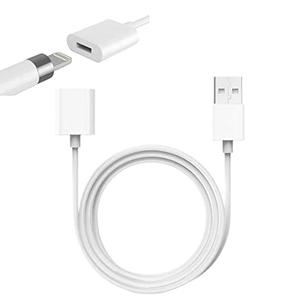 for Apple Pencil ChargeriPencil Charging Adapter 20 Mins Full Charge Compatible with Apple Pencil 1st Generation,1FT/1 Pack iPencil Accessories for Apple 1 Pen Gen