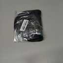 QUEENTAS Black Short Hair Toppers for Women with Thinning Hair 3603D Cover with 5 Clips Hair Pieces Wispy Bangs 6"*6" Large Coverage Men's Toupee(Black/1B)