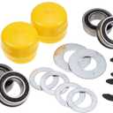 DVPARTS Front Wheel Bearing Bushing to Bearing Conversion Kit for John Deere LA140 LA145 LA150 LA155 LA165 LA175 LA100 L105 LA115 LA125 LA130 LA135 L100 L105 L108 L110 L120 L130