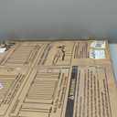 Baby Gate No Drilling, 29"-40" Auto Close Dog Gate Indoor for Doorways & Stairs, Pressure Mounted Adjustable Pet Gate, Easy Walk Through Child Gate for Children & Pets Stroller Friendly, White