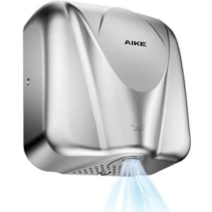 AIKE Elephant Power Commercial Hand Dryer High Speed Auto Warm Wind, Brushed Stainless Steel Cover AC110V-130V Model AK2812
