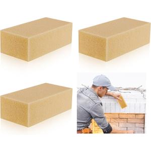 Tessco for you 3 Pcs Reusable Soot Eraser Sponge for Dry Cleaning - Effective Soot Remover for Pet Hair, Dust, and Dirt on Painted Walls, Books, and Car Interiors