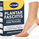 Dr. Scholl's Plantar Fasciitis Pain Patches with Hydrogel Flexible Technology, 8 Ct // Clinically Tested 12-Hour Daily Pain Relief - Contours to Your Foot - with Lidocaine & Menthol, 8 Treatments (White)